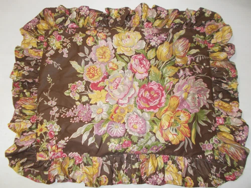 2 AVL Ralph Lauren Garden Gate Chintz Floral Std Shams French Country Cottage