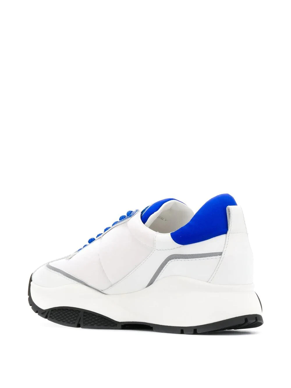 Designer JIMMY CHOO Women 950 White Logo Lace Up Low Top Fashion