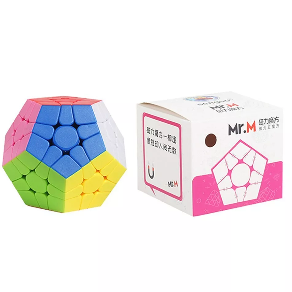 Cubo Mágico 3x3x3 Shengshou Mr. M Magnético - Cubo Store 