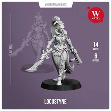 Locustyne Artel W Drukhari Lhamaean Wyches Archon Sslyth Medusae Dark Eldar