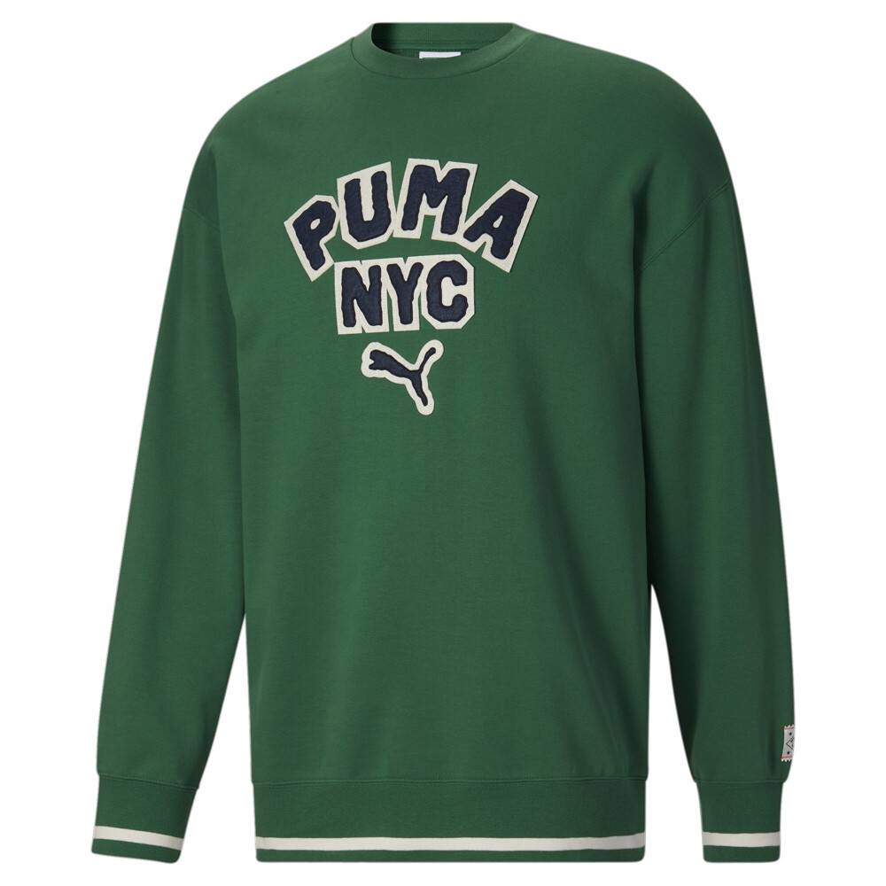 Puma Play Nyc Crew Neck Sweatshirt Mens Size S   62176537