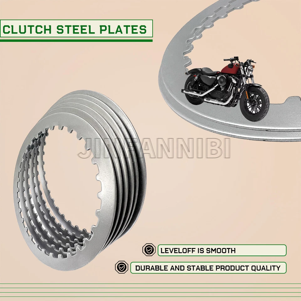 Kit de placas de fricción de embrague con junta de cubierta para Harley XL1200 Roadster Seventy Two Foto 4 de 4