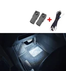 White Footwell Ambient Light  2pcs For Toyota RAV4 2019-2024