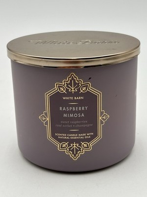 Bath & Body Works/White Barn 3-Wick Candle- Raspberry Mimosa (14.5 oz)