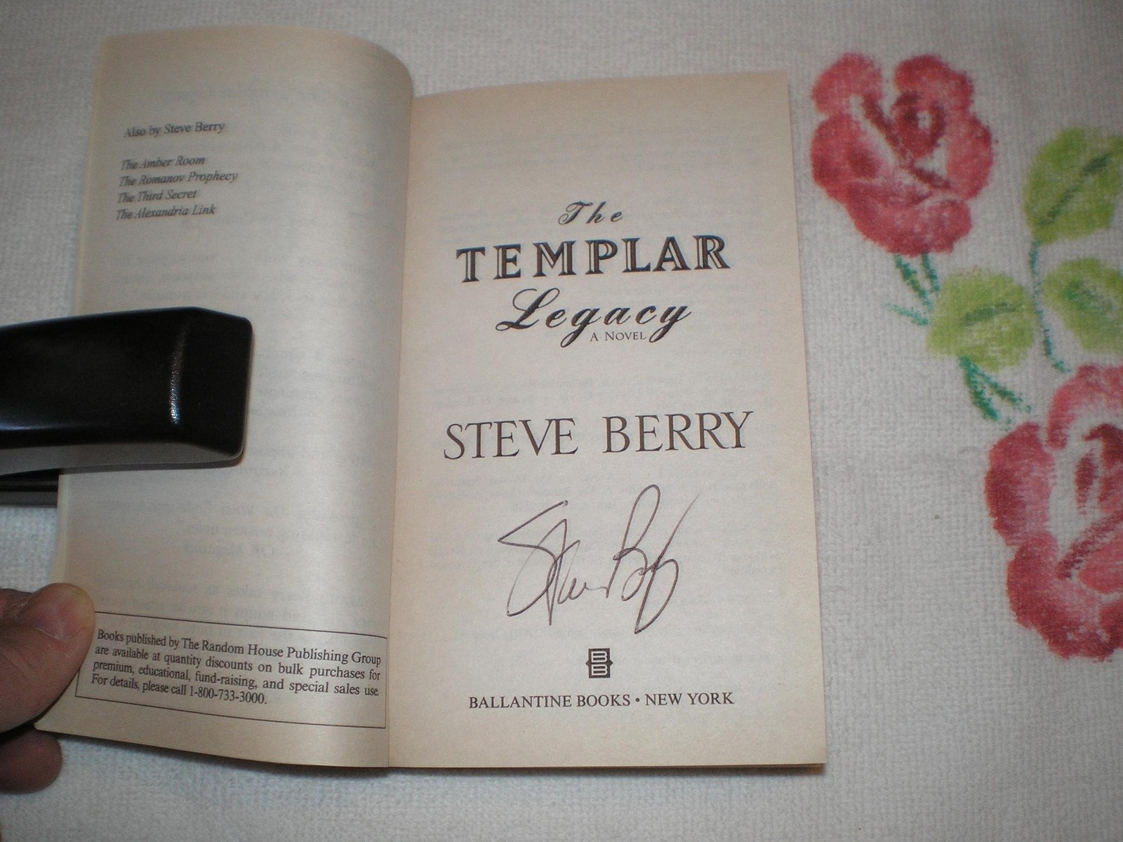 The Templar Legacy: A Novel (Cotton Malone, No. 1) by Berry
