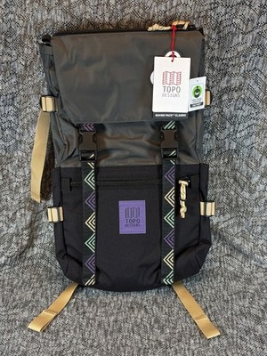 Topo Designs Rover Pack Backpack Bag Classic Asphalt / Black NWT