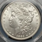 1885 Morgan Silver Dollar, PCGS MS62. Good luster. Problem free.