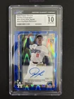 25 Topps Chrome RC Roki Sasaki /150 Rookie Auto Blue Raywave CGC 10 Auto 10 -LYQ