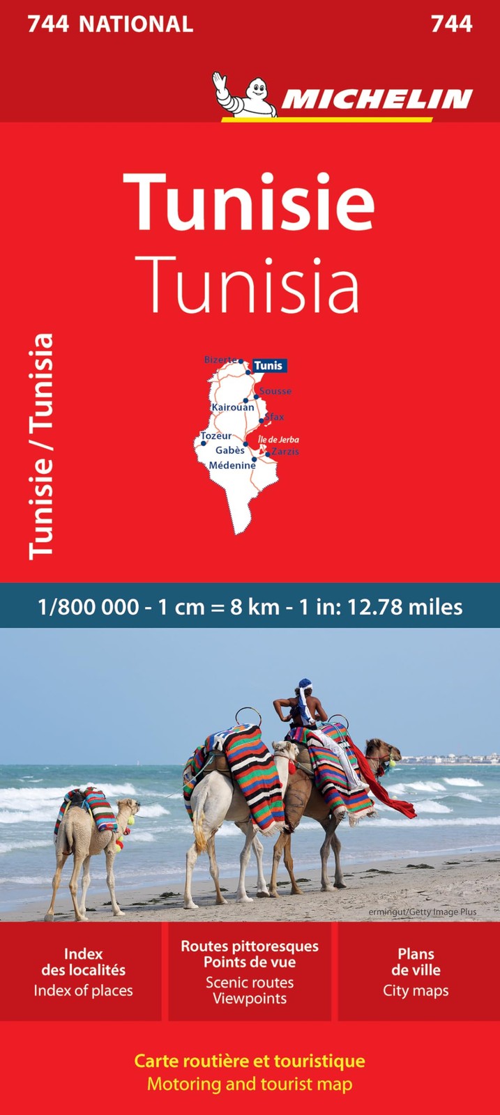 Tunisia - National Map 744 : Map Michelin - Image 4