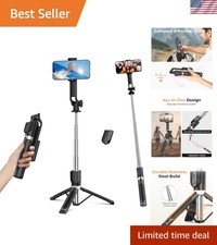 Universal Selfie Stick with Remote: Perfect for Vlogging and Adventurous Shots