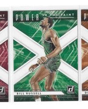 2021-22 Panini Donruss Basketball Power In The Paint Insert #6 Bill Russell
