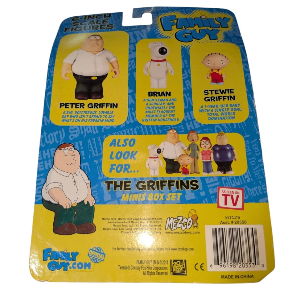 Figura Family Guy Brian Griffin Serie Clásica 1 de Mezco Foto 3 de 4