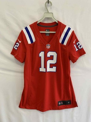 Nike NFL On Field Tom Brady #12 New England Patriots Red Jersey