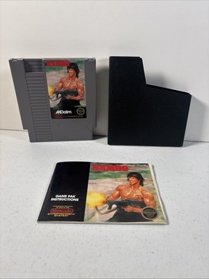 Rambo (Nintendo Entertainment System, 1988) w/