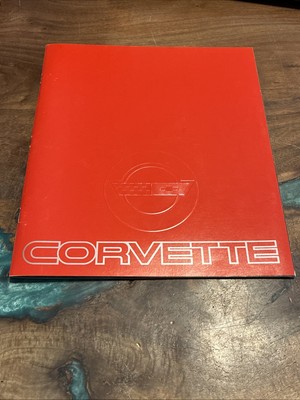 Corvette 1984 Sales Brochure Catalog Options Data Specs Paint Promotional FD-3