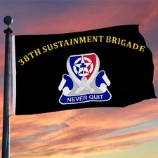 38th Sustainment Brigade38th Infantry Division Flag 3x5Feet with Brass Grommets