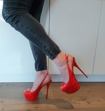 1969 by Gianmarco Lorenzi High Heel Stiletto Plateau Sandalen Vero Cuoio Gr 43