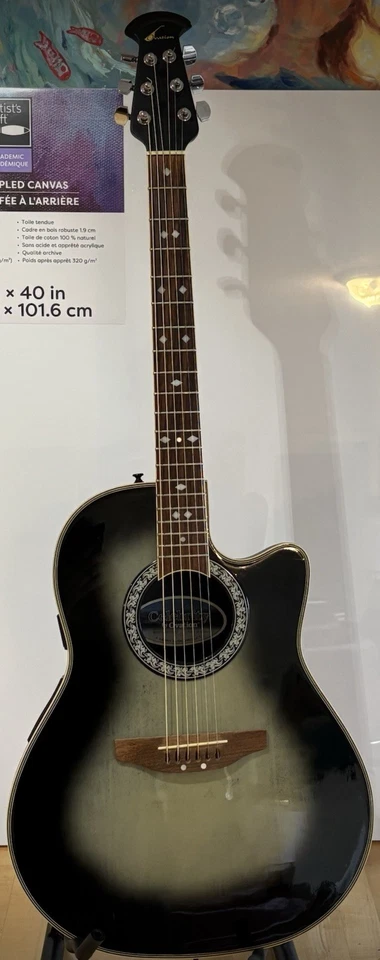 Ovation CC157 Grey Burst Acoustic Electric (2004-2005? Kaman Era) - Image 2 of 4