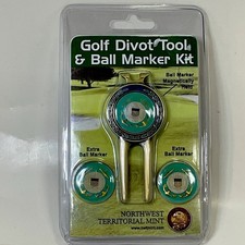 Coast Guard Golf Divot and 3 Ball Markers