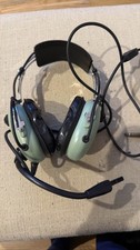David Clark H10-13.4 Aviation Headset Dual GA Plugs
