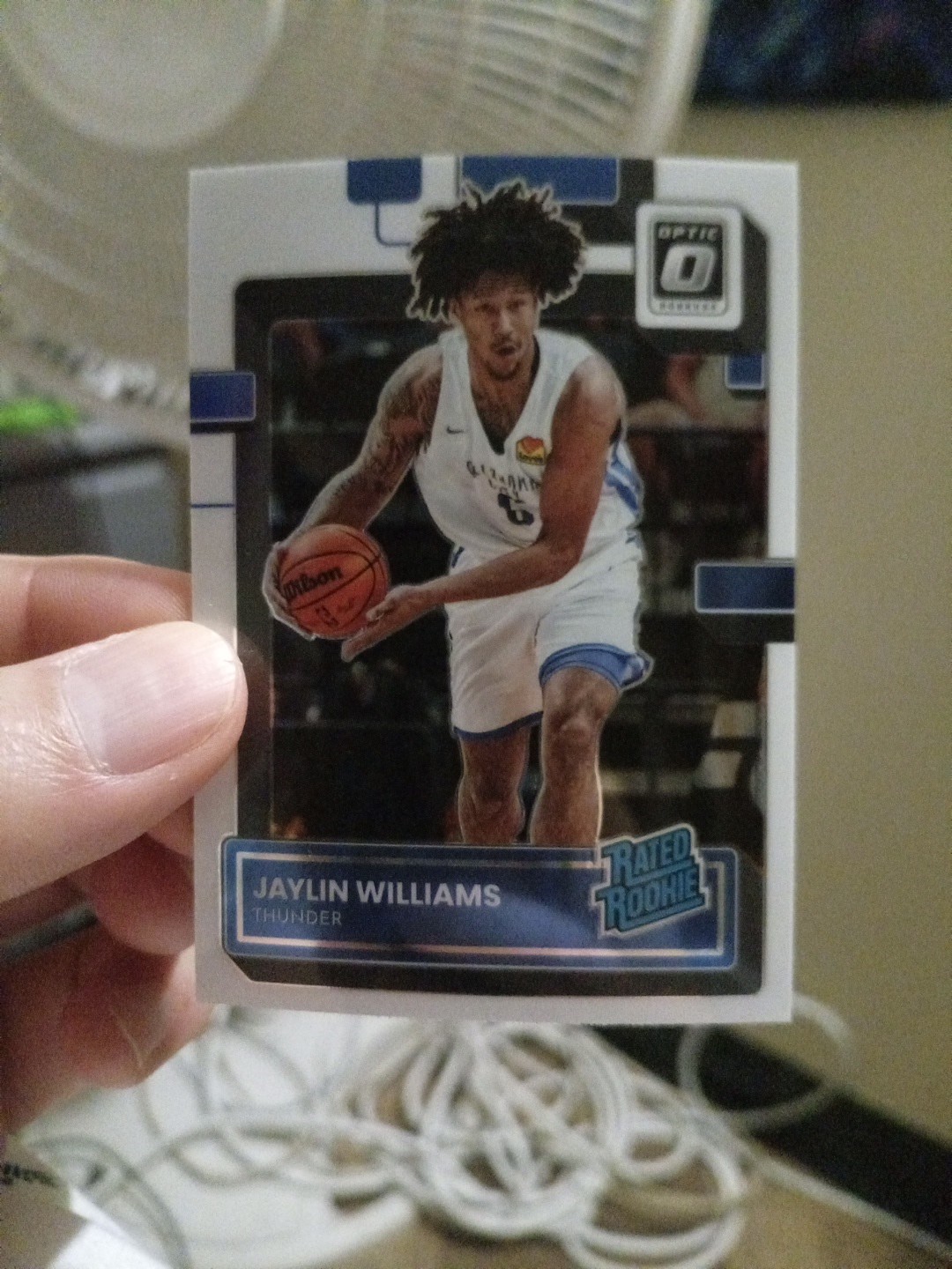 2022-23 Panini Donruss Optic Rated Rookie Jaylin Williams #246 Choice Prizm (RC)
