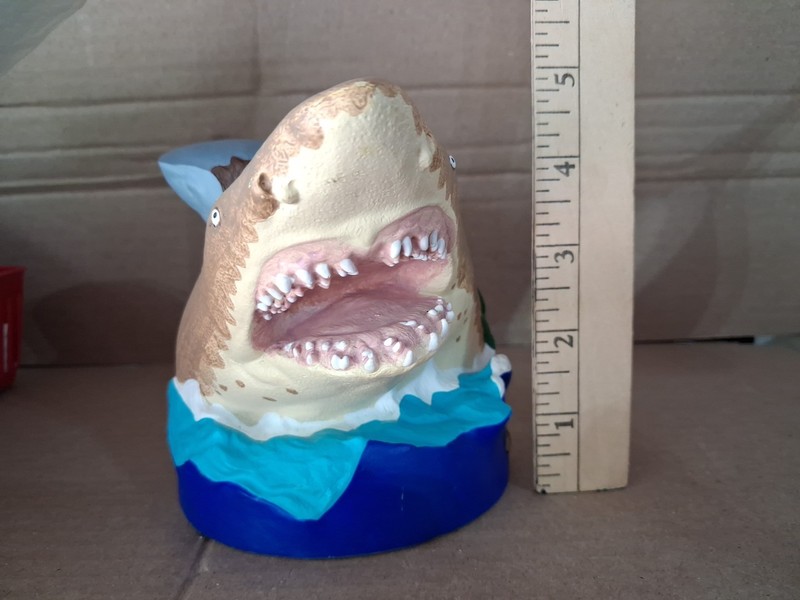 M. Hill Drinkworks Cup Mug Shark Topper Marine Collector Series # 5 Of 10. HTF!