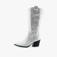 Betsey Johnson Randy Women's Boots Silver