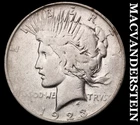 1923-S Peace Dollar- Silver- Scarce Better Date No Reserve #J5008
