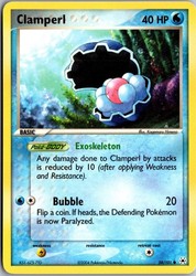 Clamperl 58/101 EX Hidden Legends Common