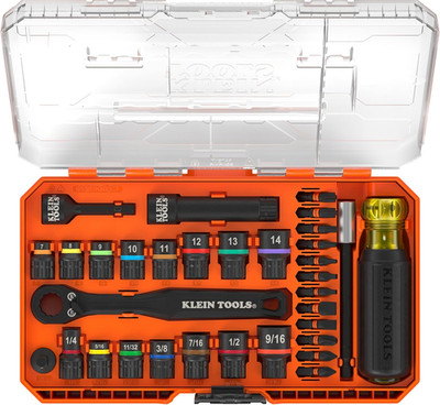 65302KNECT Impact Socket Set, KNECT (S) 33-Piece SAE and Metric Pass-Through Soc
