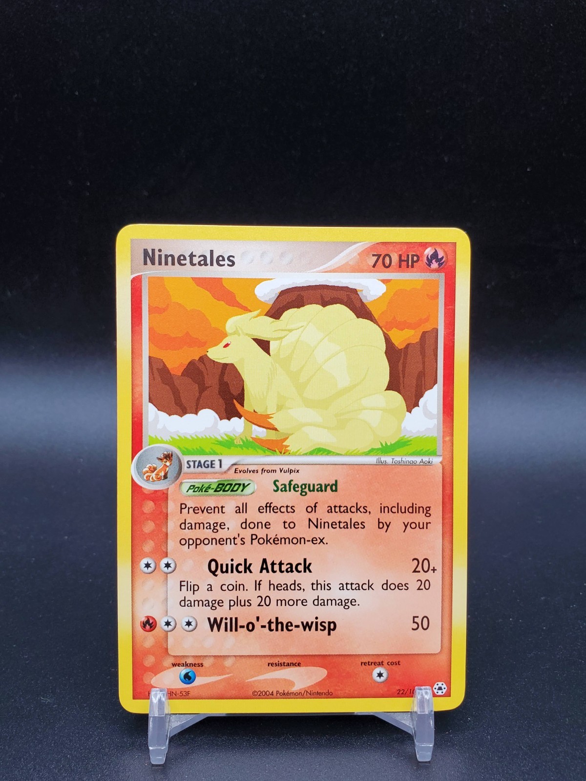 Ninetales 22/101 EX Hidden Legends Rare NM Pokemon Card 