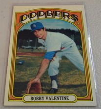 1972 Topps #11 Bobby Valentine