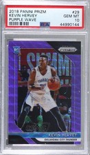 2018-19 Panini Prizm Purple Wave Prizm Kevin Hervey #29 PSA 10 GEM MT 00e8