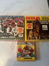 1969 NBA HIGHLIGHTS  1970 SUPER BOWL - B W - REG SUPER 8mm MOVIES