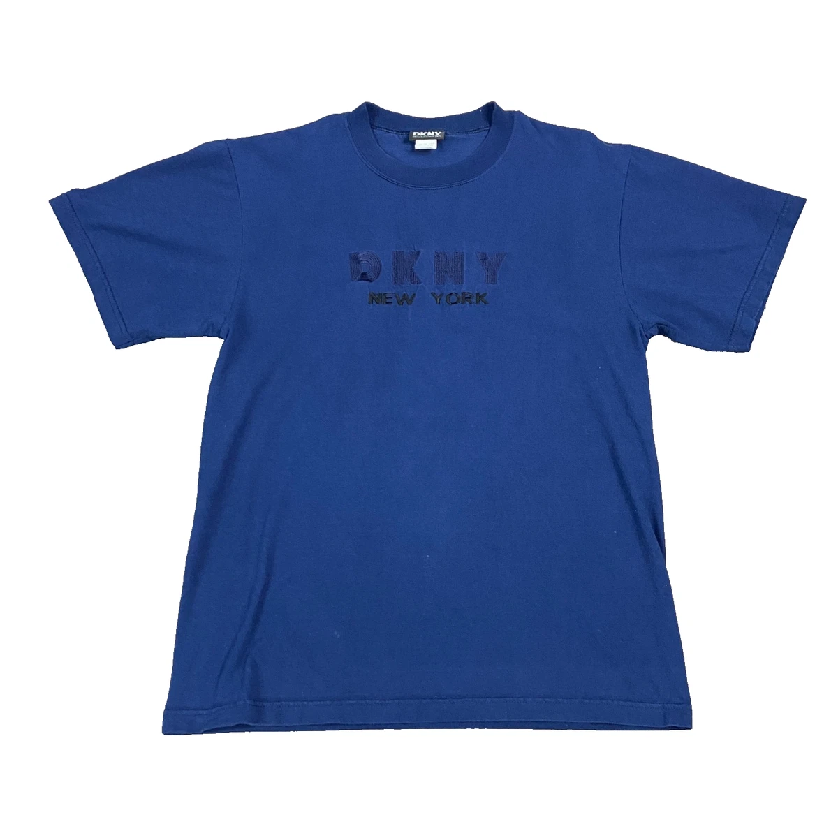 T-shirt Homme DKNY Sport – Bleu Taille L – Manches Courtes – Coton