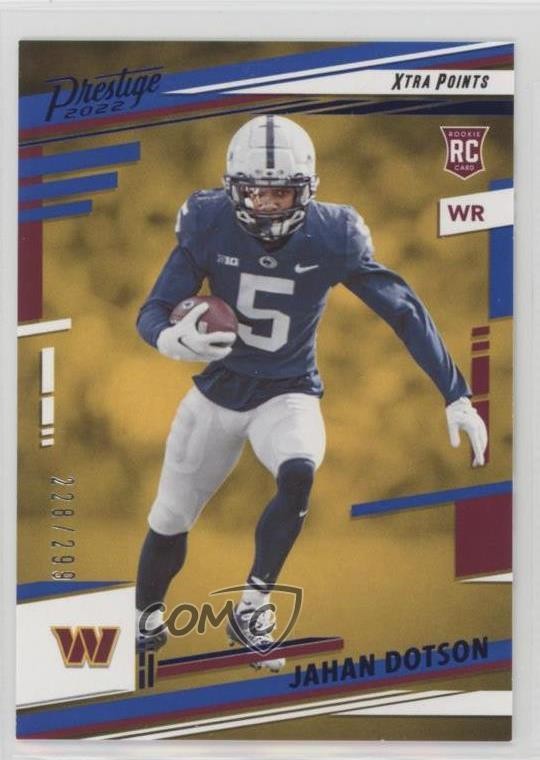 2022 Panini Prestige Rookies Xtra Points Blue 228/299 Jahan Dotson #315 lz7