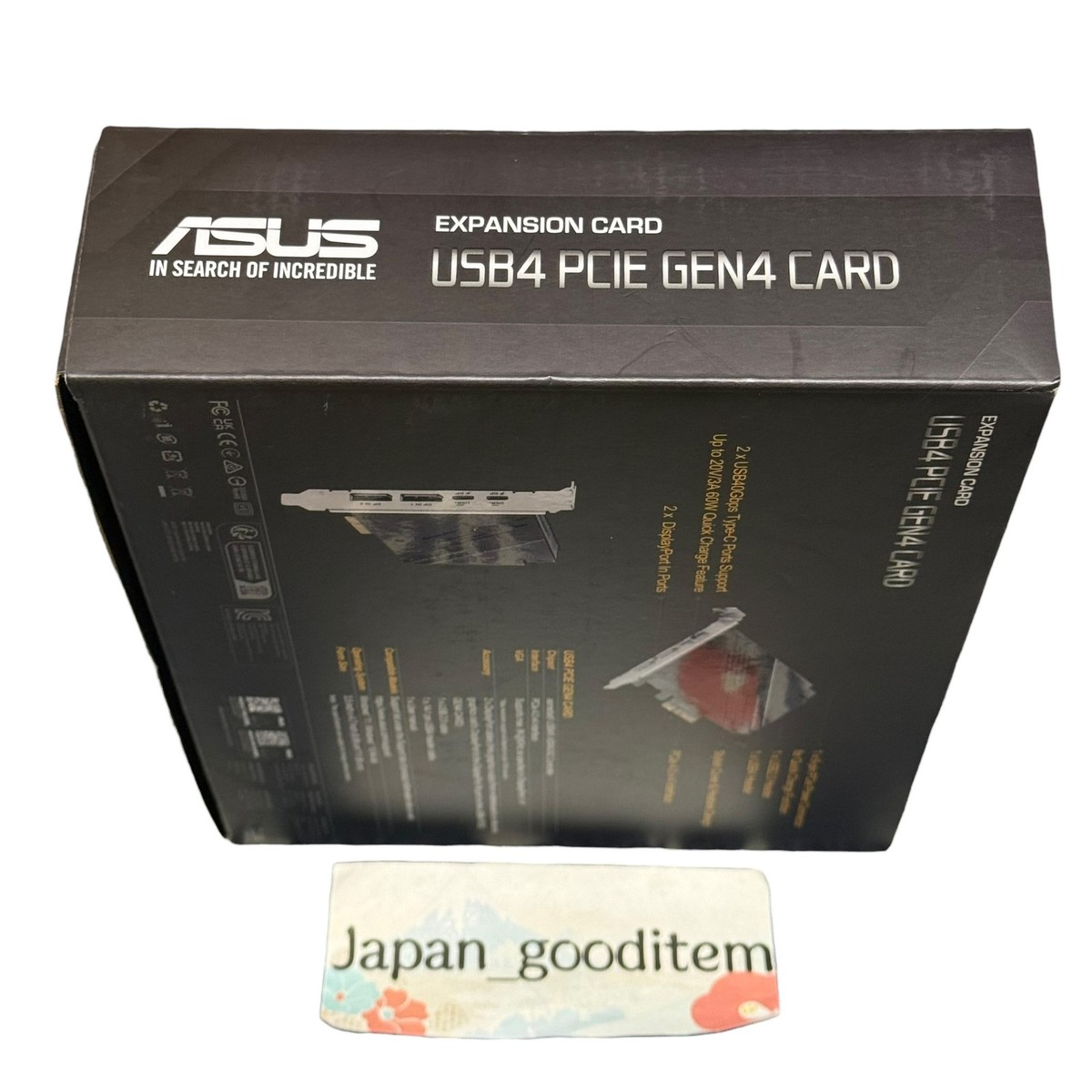 ASUS USB4 PCIE GEN4 CARD USB-C DisplayPort 1.4 PCIe 4.0 Controller
