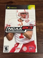 NCAA 2K3 Football College 2003 XBOX Instruction Manual Only