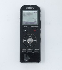 Working Sony ICD-UX533 3-in-1 Digital Voice Recorder with USB Black - Fair Cond