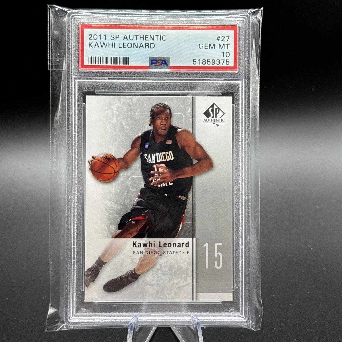 Kawhi Leonard Professional Sports Authenticator (PSA) Basketball