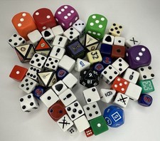 Lot of Random Dice / Various Games, Shapes  Sizes