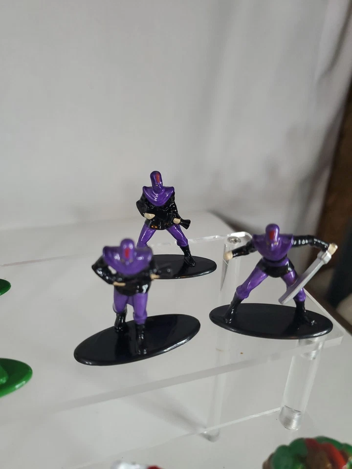 Viacom Metalfigs Teenage Mutant Ninja Turtles Diecast Advent Figures Complete - Image 4 of 4