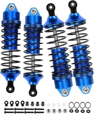 Full Alloy Big Bore RC Shocks Absorber Damper Upgrades Navy Blue/Upgrades 