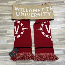 NEW Williamette University BEARCATS Ruffneck 60" College Scarf - 4D702