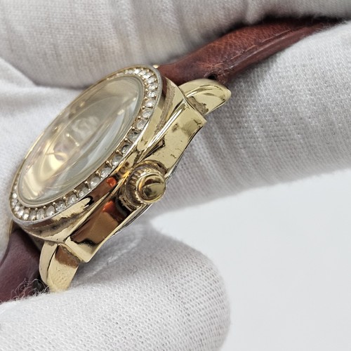 Vintage Black Hills Gold Womens Wrist Watch Bracelet New Battery Fancy - Picture 3 of 9