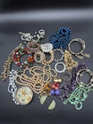 Vtg Lot Of Costume Jewelry & Other Misc For Parts Repair Crafts Some Wearable