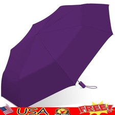 42in Auto Open Mini Compact Umbrella Windproof Waterproof Travel Rain Gear New