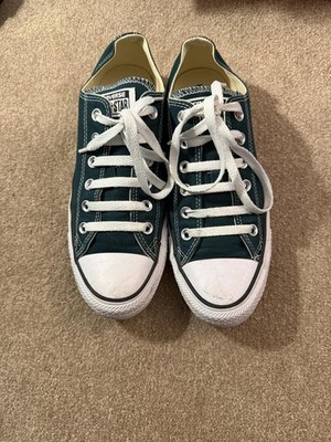 Converse Chuck Taylor All Star Low Top Sneakers Dark Green White Men's 7