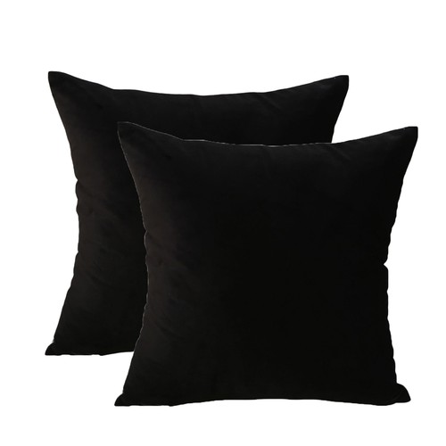 2 PCS Solid Velvet Cushion Cover Soft Throw Pillow Case Home Sofa Car Bed Decor - Photo 35/35