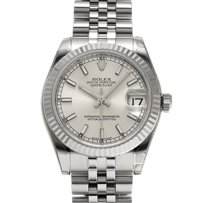 ROLEX Datejust 31 178274 Silver WATCH 716146